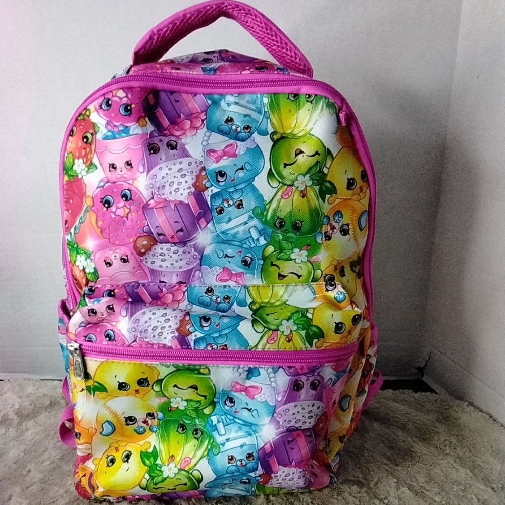 2013 SHOPKINS SCHOOL BACKPACK/BOOK BAG. SUPER CLEAN!! SEE PHOTOS
